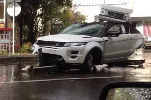 Range Rover Evoque - Incidente Sochi