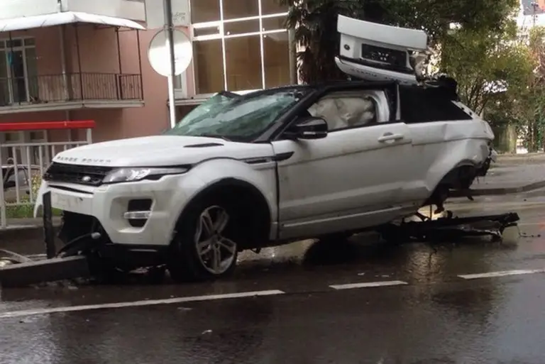 Range Rover Evoque - Incidente Sochi - 6