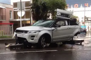 Range Rover Evoque - Incidente Sochi