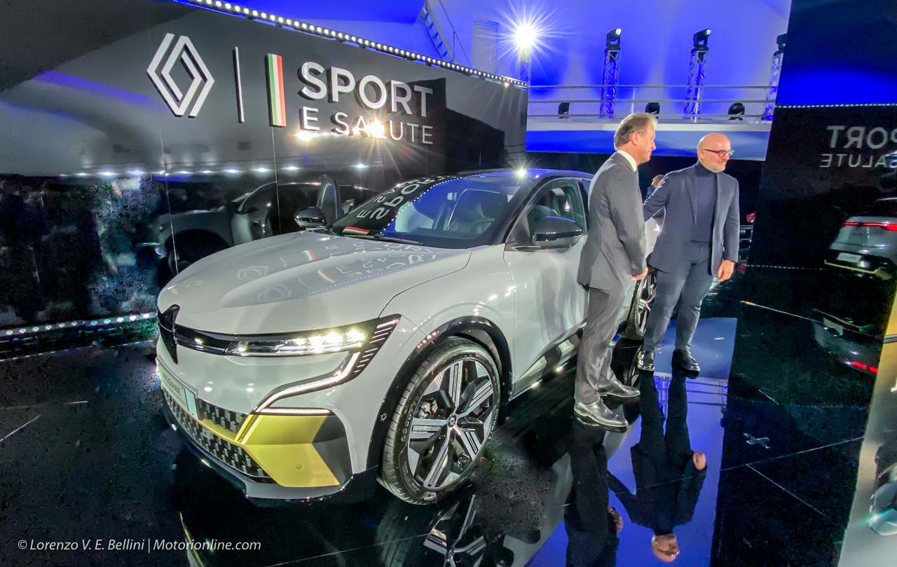 Renault Megane E-Tech Electric - Anteprima nazionale al Foro Italico