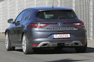 Renault Megane RS foto spia 5 ottobre 2016