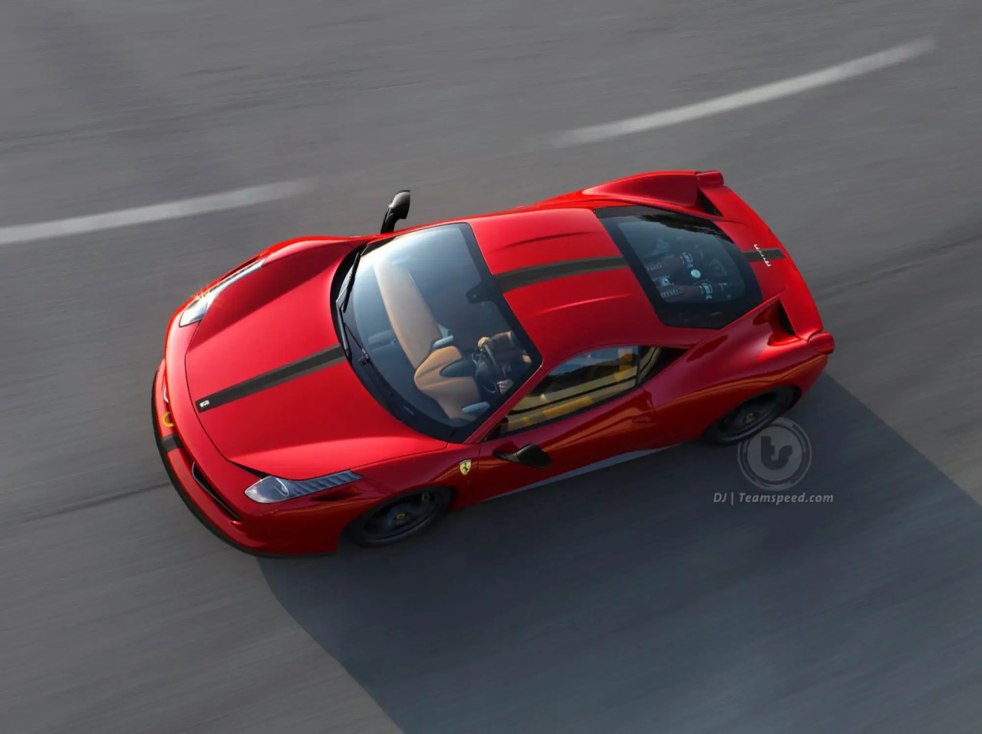 Rendering Ferrari 458 Italia Scuderia - 1