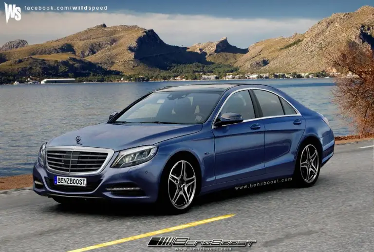 Rendering Mercedes Classe S 2013 - 1