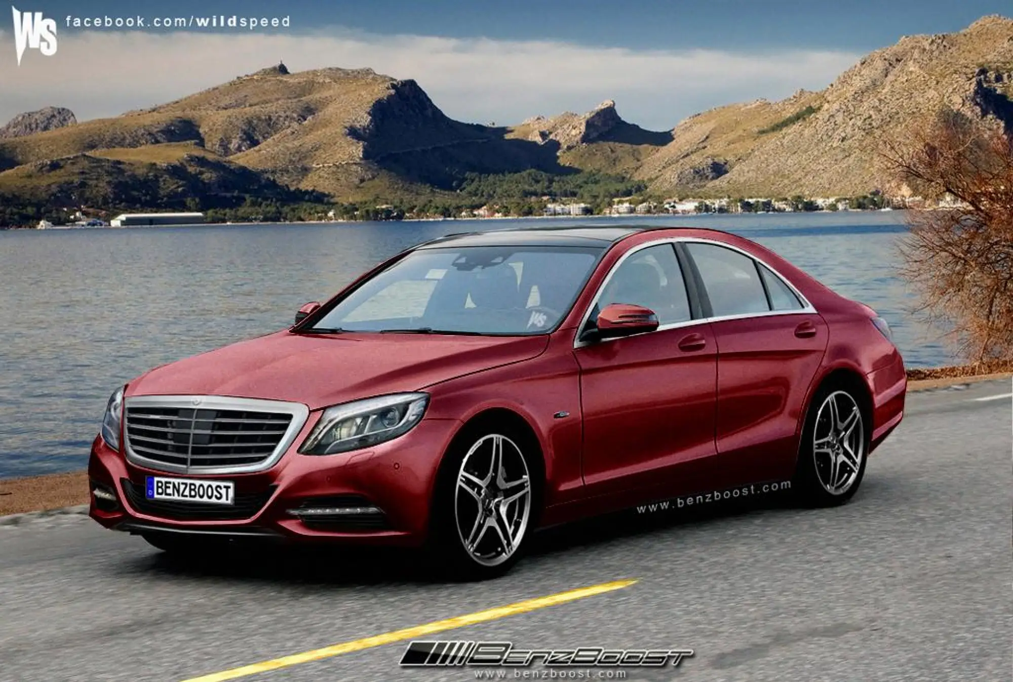 Rendering Mercedes Classe S 2013 - 3