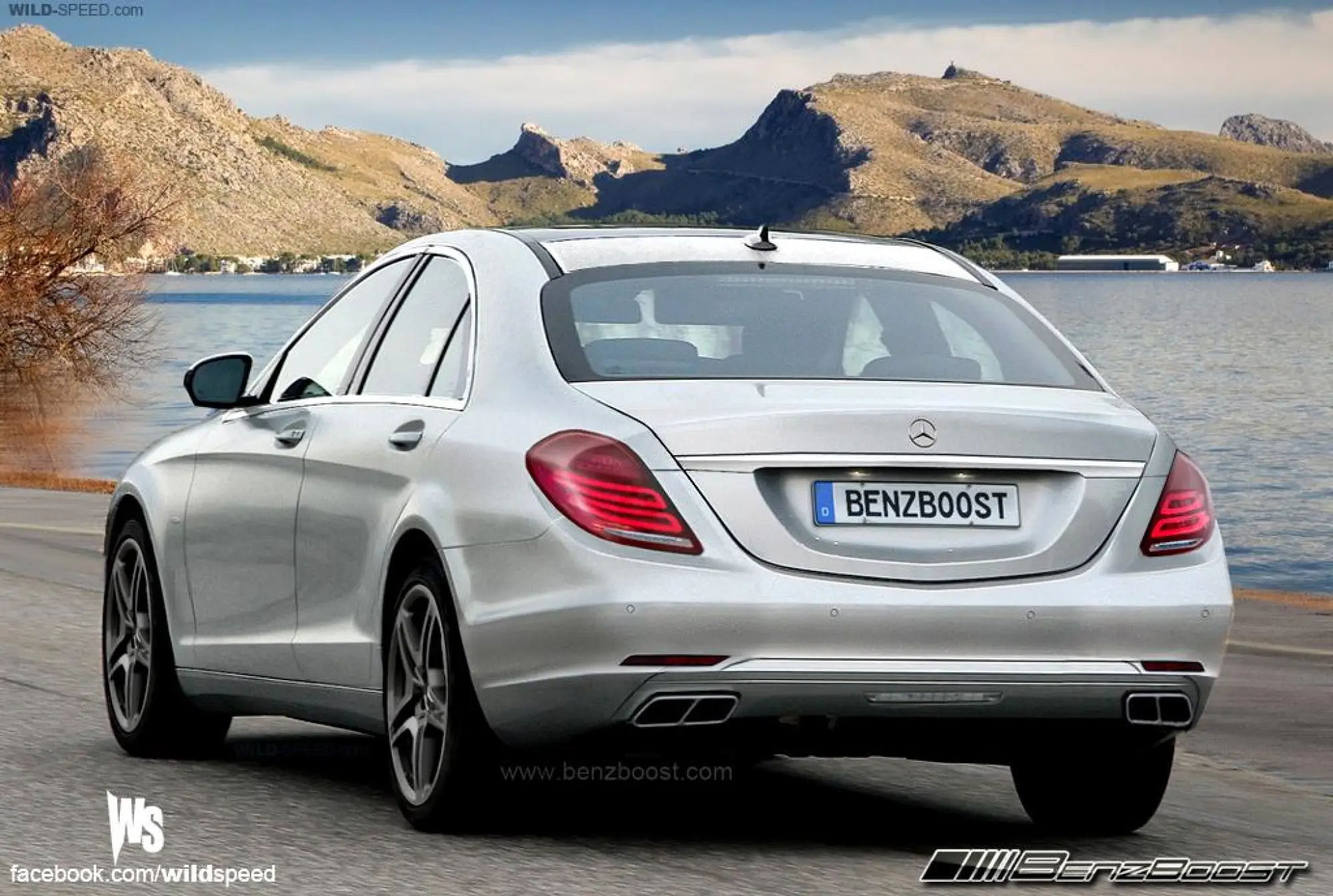 Rendering Mercedes Classe S 2013 - 4
