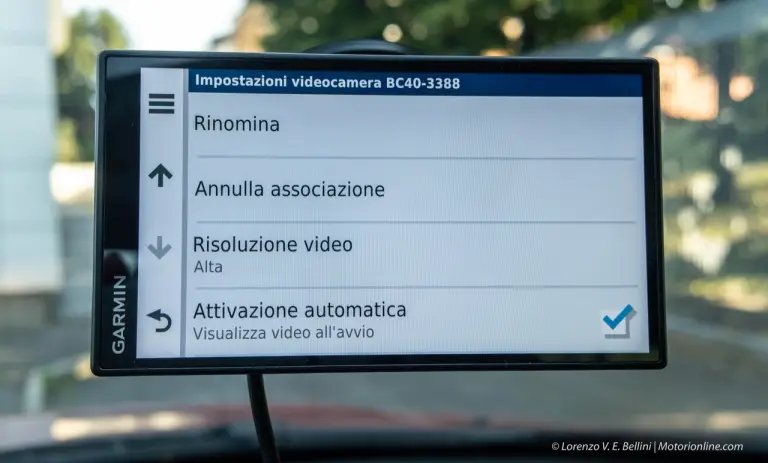 Retrocamera Garmin BC 40 - Recensione - 16