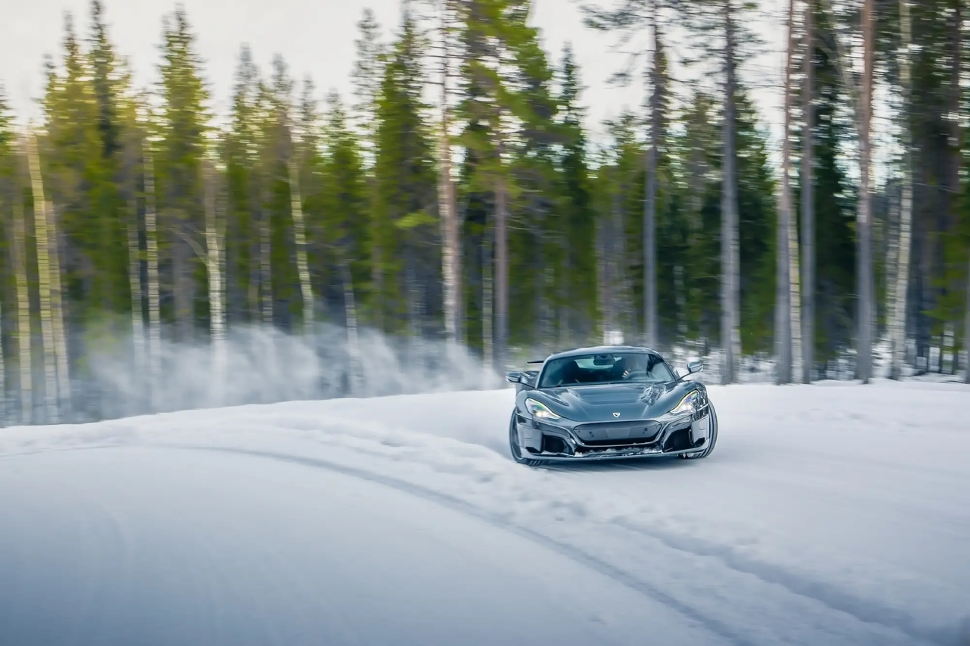 Rimac Nevera test invernali - Foto - 34