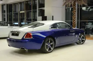 Rolls-Royce Wraith Cobalto Blue English White