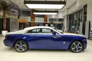 Rolls-Royce Wraith Cobalto Blue English White