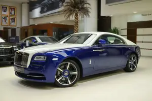 Rolls-Royce Wraith Cobalto Blue English White