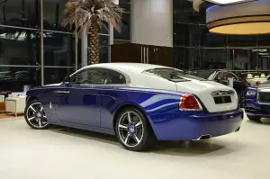 Rolls-Royce Wraith Cobalto Blue English White