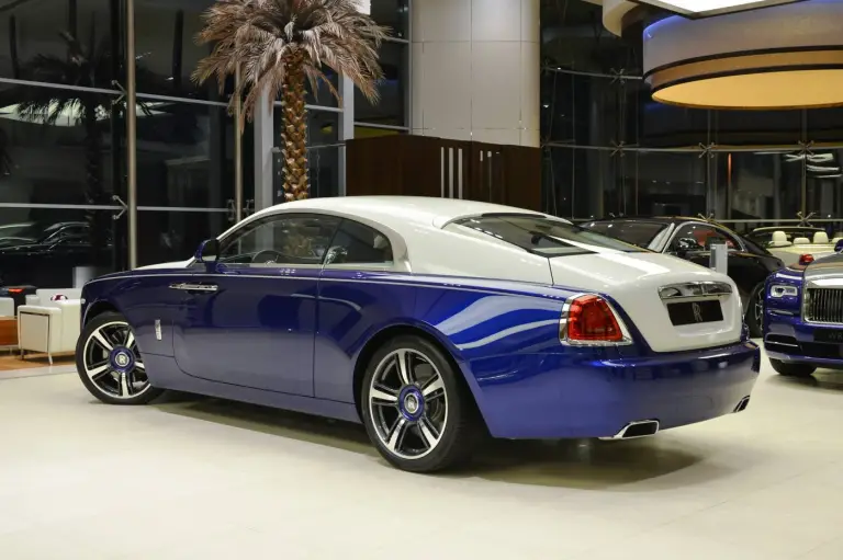 Rolls-Royce Wraith Cobalto Blue English White - 9