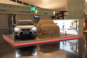 SEAT Ateca - Scultura di sabbia