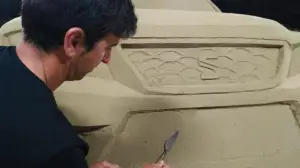 SEAT Ateca - Scultura di sabbia