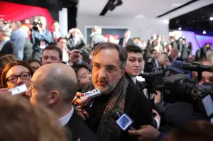 Sergio Marchionne - CEO di FIAT e Chrysler - Salone di Detroit 2012