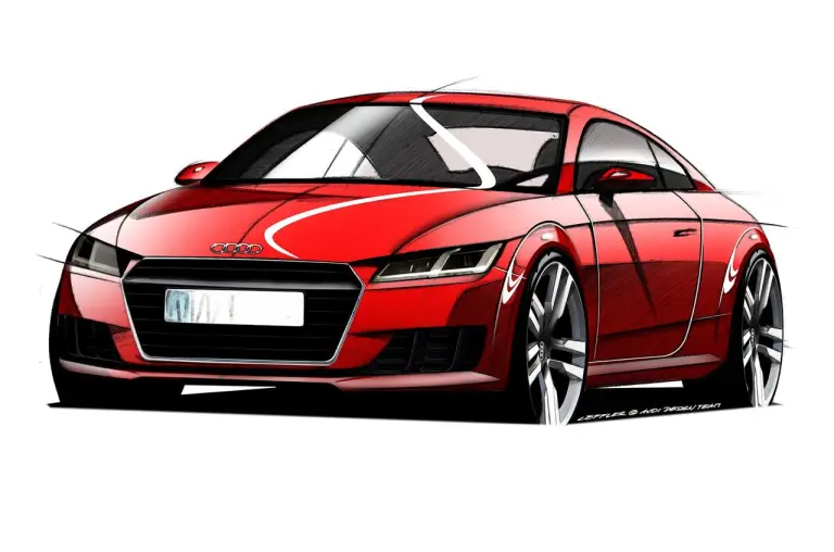 Sketch Audi TT MY 2015 - 1