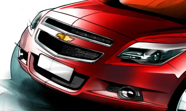 Sketch Chevrolet Agile - 4