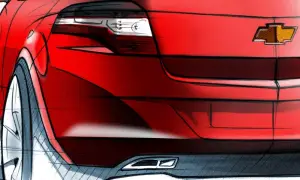 Sketch Chevrolet Agile - 5