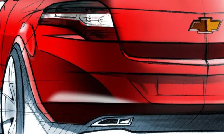 Sketch Chevrolet Agile - 5
