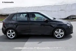 Skoda Fabia 2015 - Foto spia 07-07-2014
