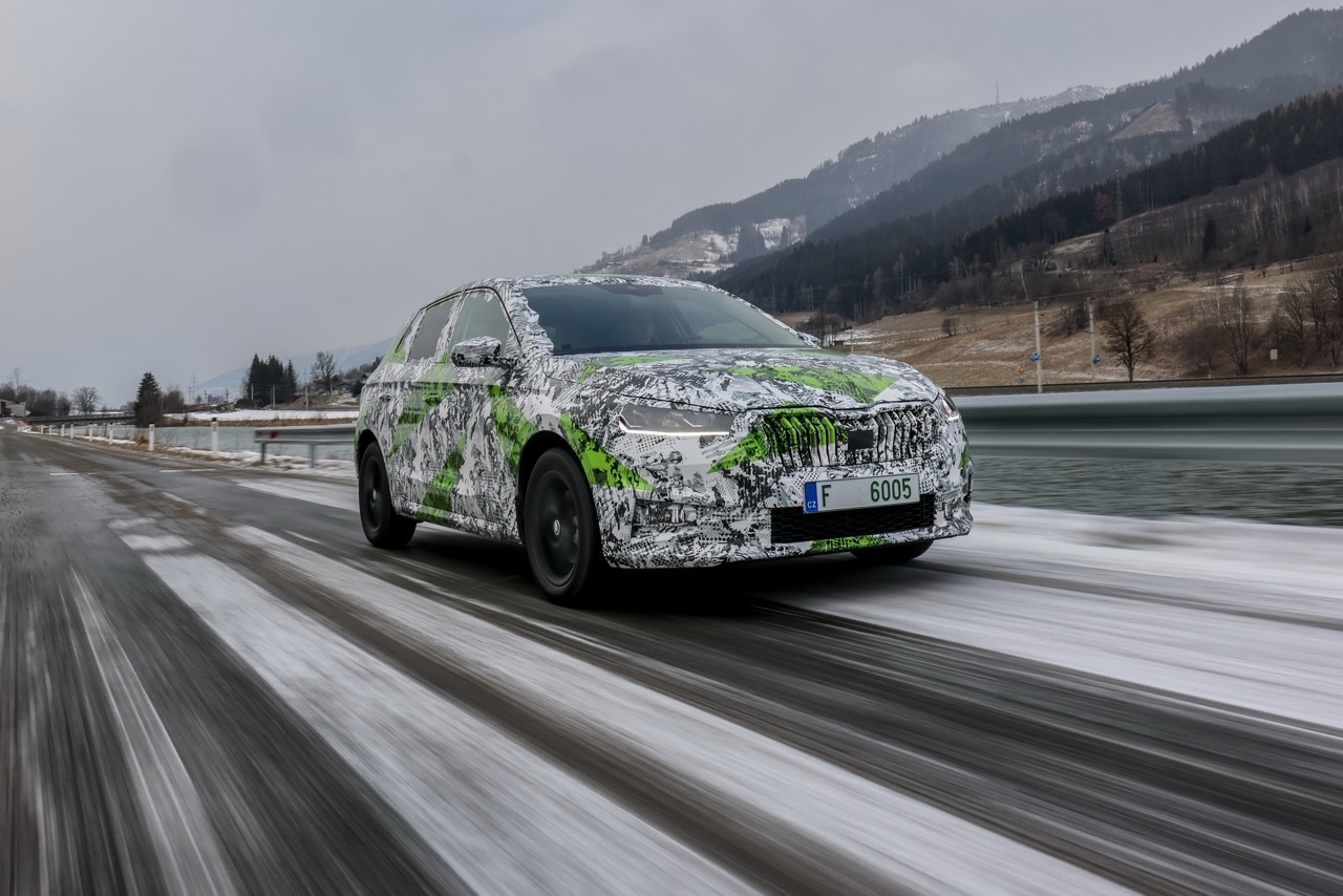 Skoda Fabia 2021 - Foto Spia leaked 
