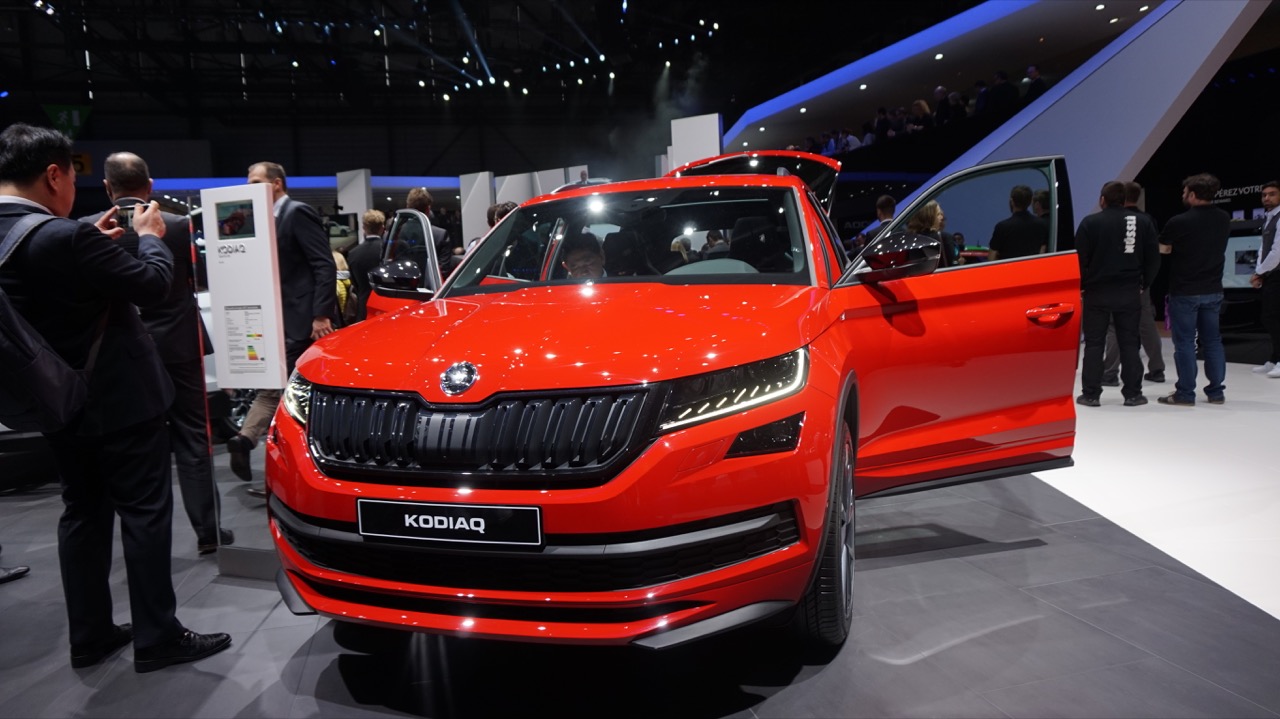 Skoda Kodiaq Sportline e Scout Foto Live - Salone di Ginevra 2017