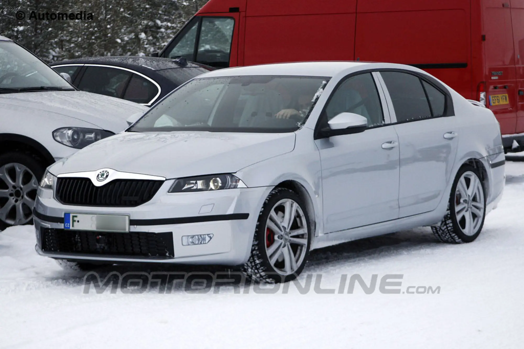 Skoda Octavia RS 2014 - Foto spia 26-02-2013 - 1