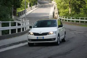 Skoda Rapid Spaceback  Prova su strada 2014