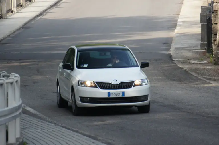 Skoda Rapid Spaceback  Prova su strada 2014 - 59