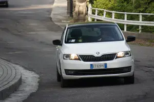 Skoda Rapid Spaceback  Prova su strada 2014