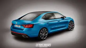 Skoda Superb vRS rendering