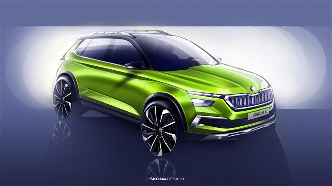 Skoda Vision X bozzetti