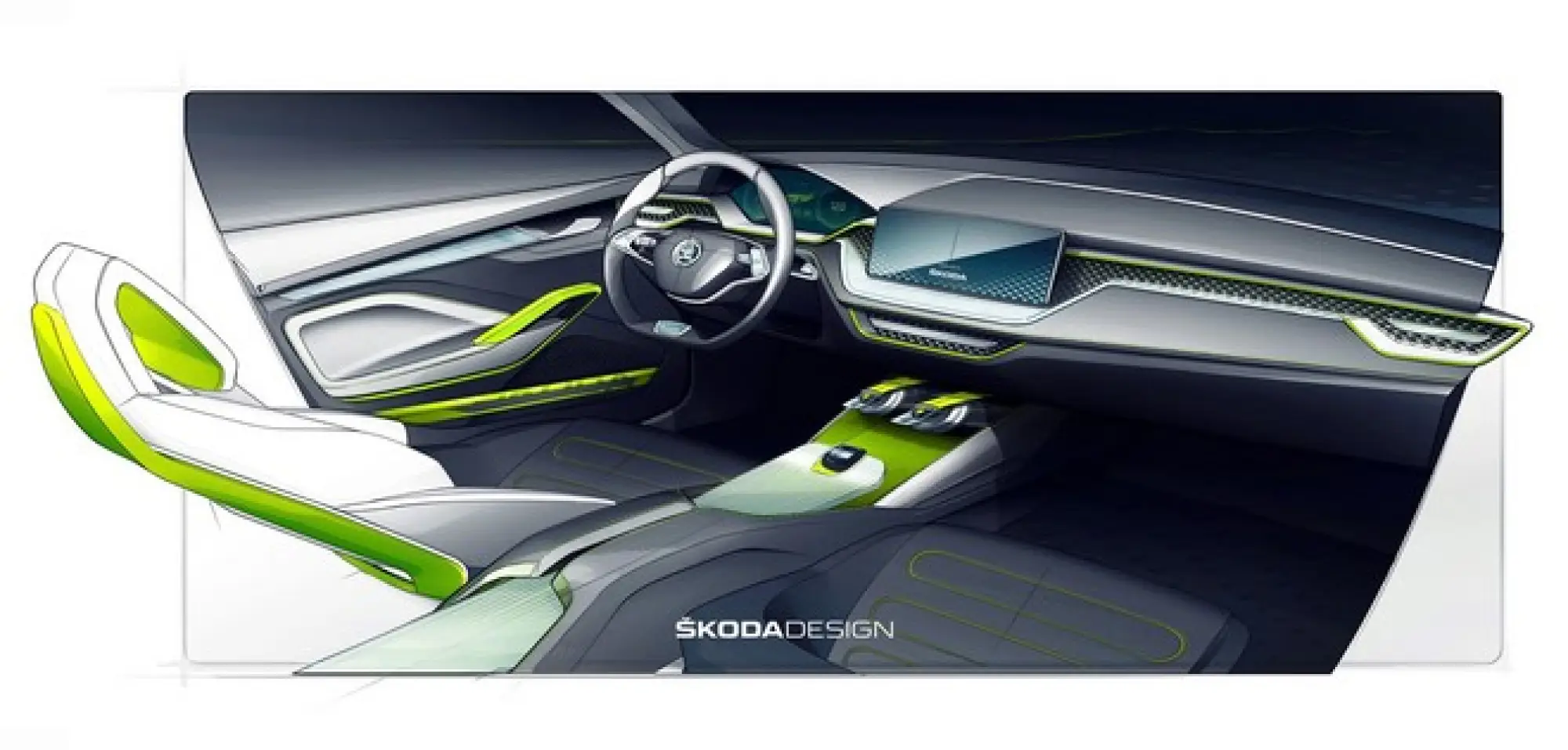 Skoda Vision X bozzetti - 2