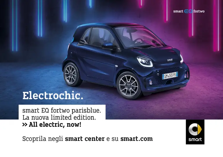 Smart fortwo EQ parisblue e fortwo cabrio EQ suitgray - 4