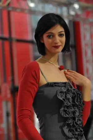 Stand girl Motorshow Bologna 2010