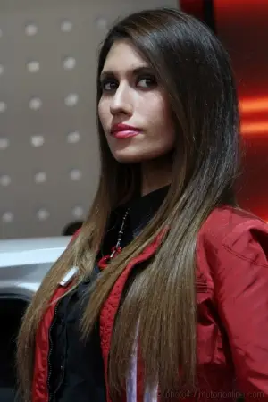 Stand girl Motorshow Bologna 2010