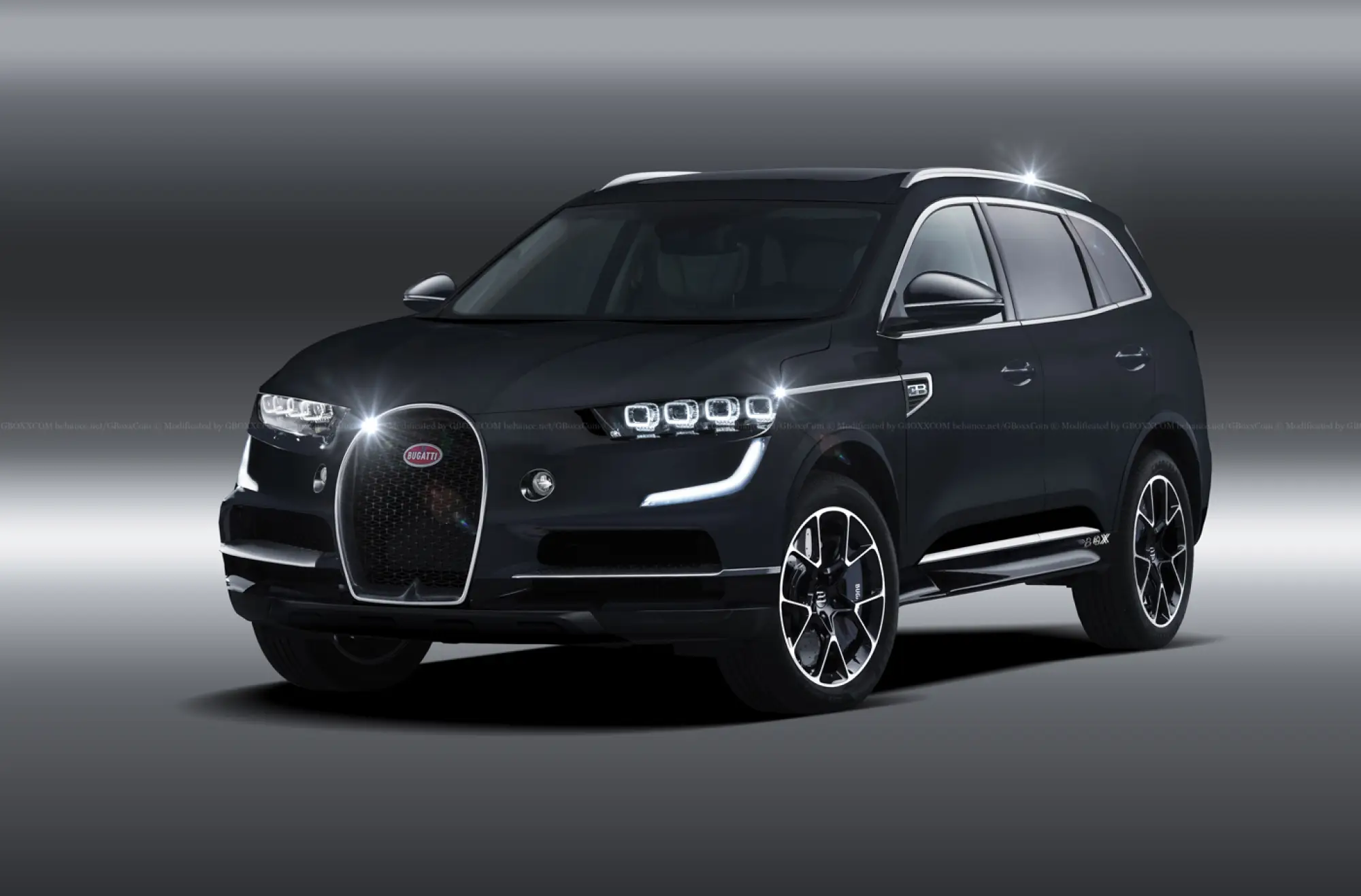 SUV Bugatti - Rendering - 3