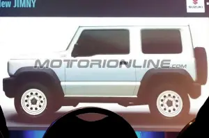 Suzuki Jimny foto leaked 23 Agosto 2017