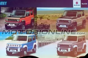 Suzuki Jimny foto leaked 23 Agosto 2017