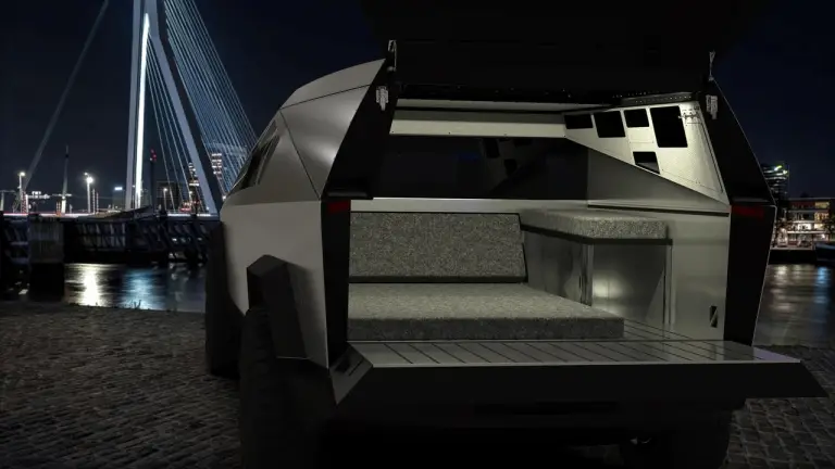 Tesla Cybertruck camper - Foto - 2