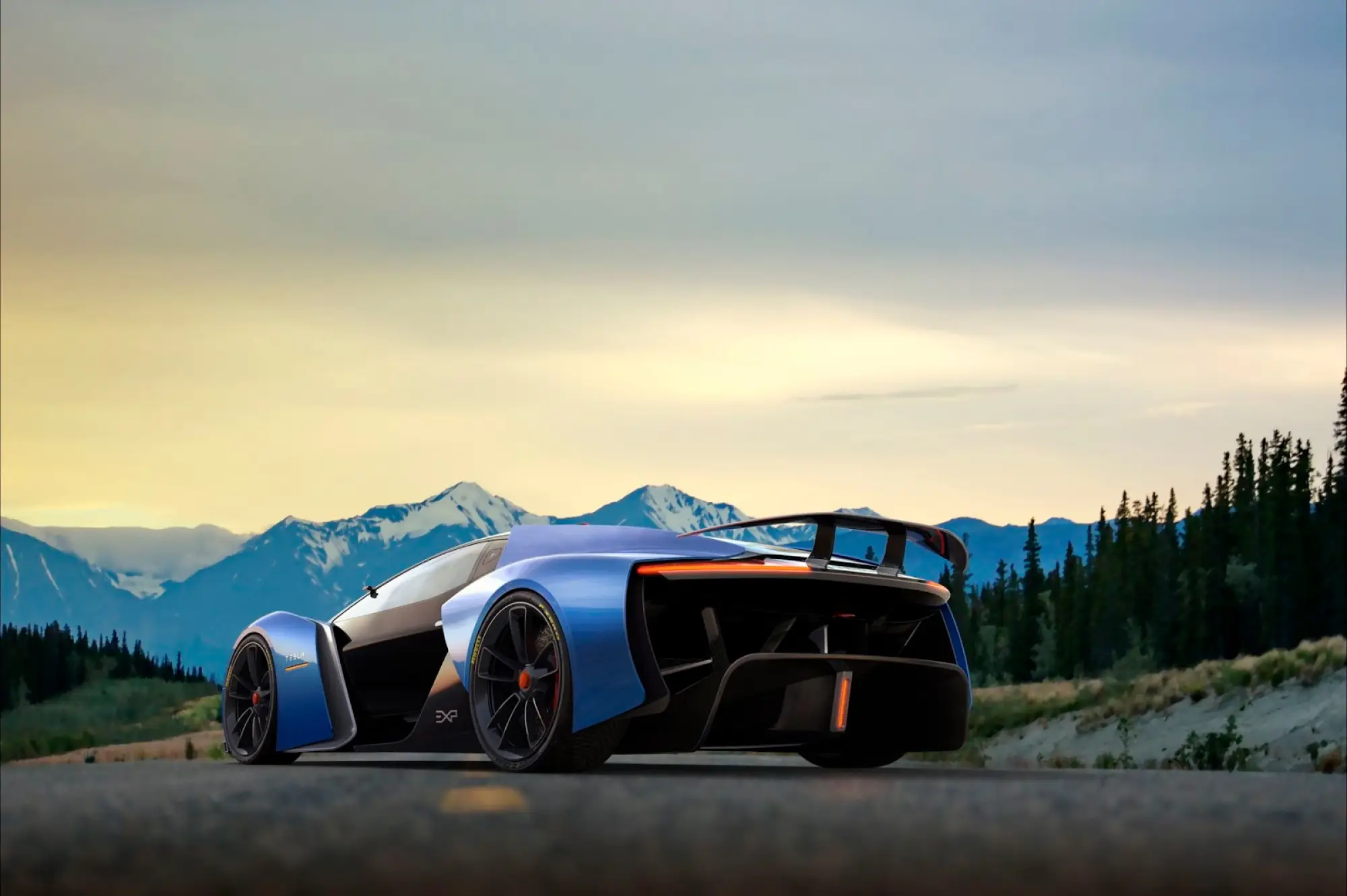 Tesla Model EXP - Rendering by Xabier Albizu - 14