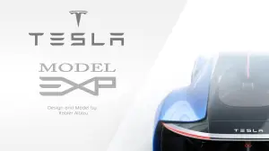 Tesla Model EXP - Rendering by Xabier Albizu