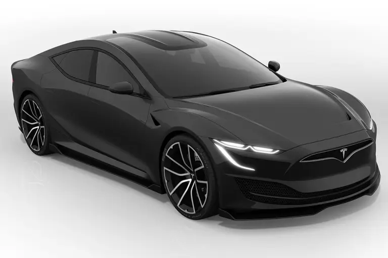 Tesla Model S 2021 - Rendering - 11