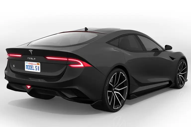 Tesla Model S 2021 - Rendering - 3