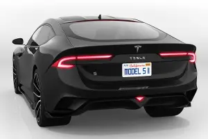 Tesla Model S 2021 - Rendering - 4