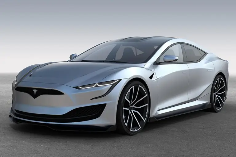 Tesla Model S 2021 - Rendering - 8
