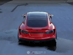 Tesla Model S Plaid Competition Carbon - Render - 6