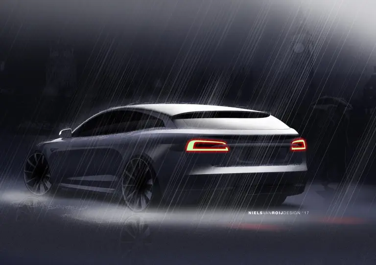 Tesla Model S Shooting Brake - Rendering - 2