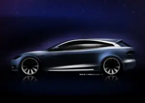 Tesla Model S Shooting Brake - Rendering - 3