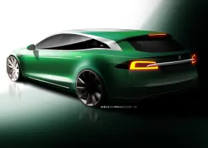 Tesla Model S Shooting Brake